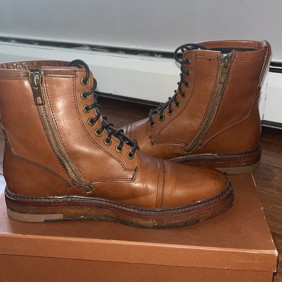 Coach Henry Dress Leather Boots - Picture 6 of 11